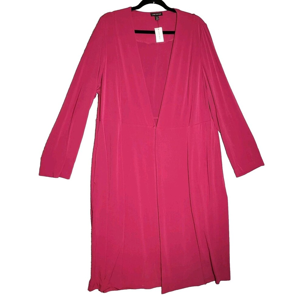 Lane Bryant Knit Long Sleeve Duster Womens Plus 18/20 Robe Trench Shacket Classy